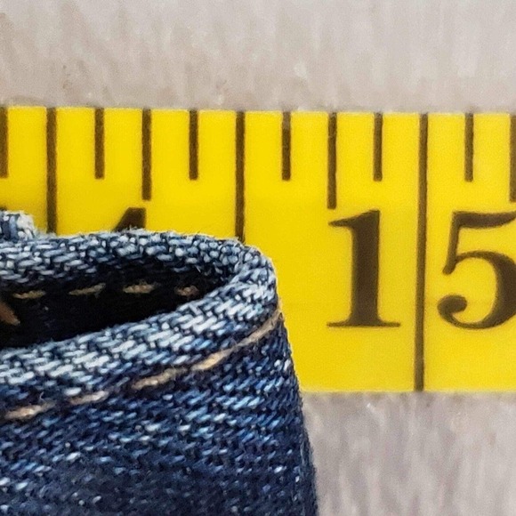 Uniqlo Redline Selvedge Jeans 29X27 Dark Slim Straight Kaihara Dark Wash - Picture 11 of 13